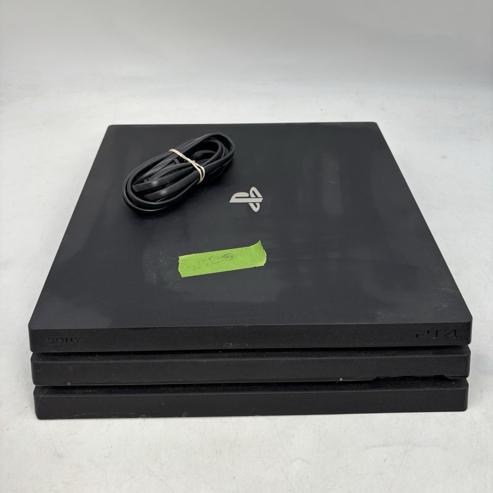PS4 Slim Console Black Tested and Working with Cord